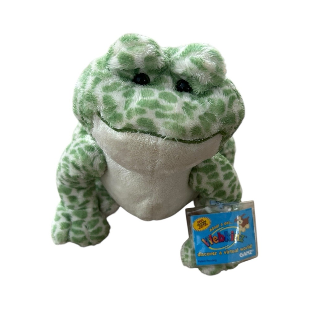 Webkinz Spotted Frog HM142 Plush Stuffed Toy Sealed Code Tag Animal Ganz
